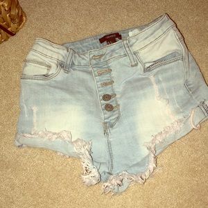 Jean shorts high rise